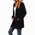 thumbnail image 2 of Cardigan Sweaters for Women Lightweight Long Sleeve Open Front Ribbed Knit Cardigans with Pockets Fall Winter Casual Outerwear, 2 of 7