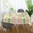 thumbnail image 3 of Yayeee Tablecloths 60" x 60" Rectangle Wrinkle Resistant Party Table Cover, Light Green Geometric, 3 of 8