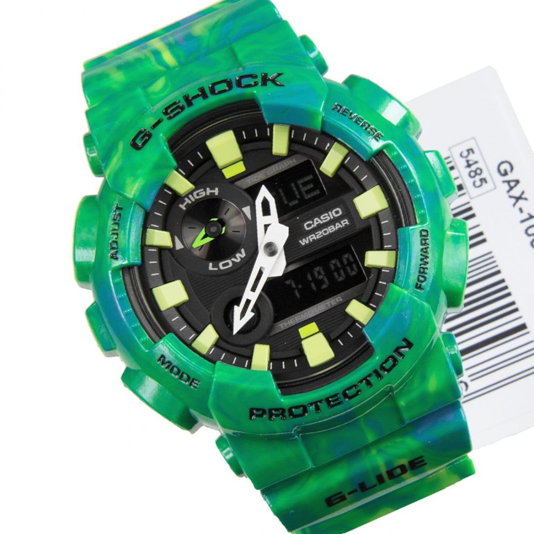 Casio G-Shock GAX-100MB-3A G-Lide Green Watch