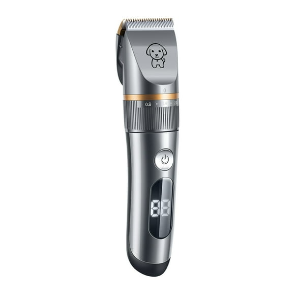 Pet Hair Trimmer Quiet Cat Clippers Grooming Kit with Comb 5 Speed Cat Shavers for
