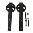 thumbnail image 2 of veasfak Sliding Barn Door Roller Hanging Track Pulley Replacement Hardware Accs G G, 2 of 9