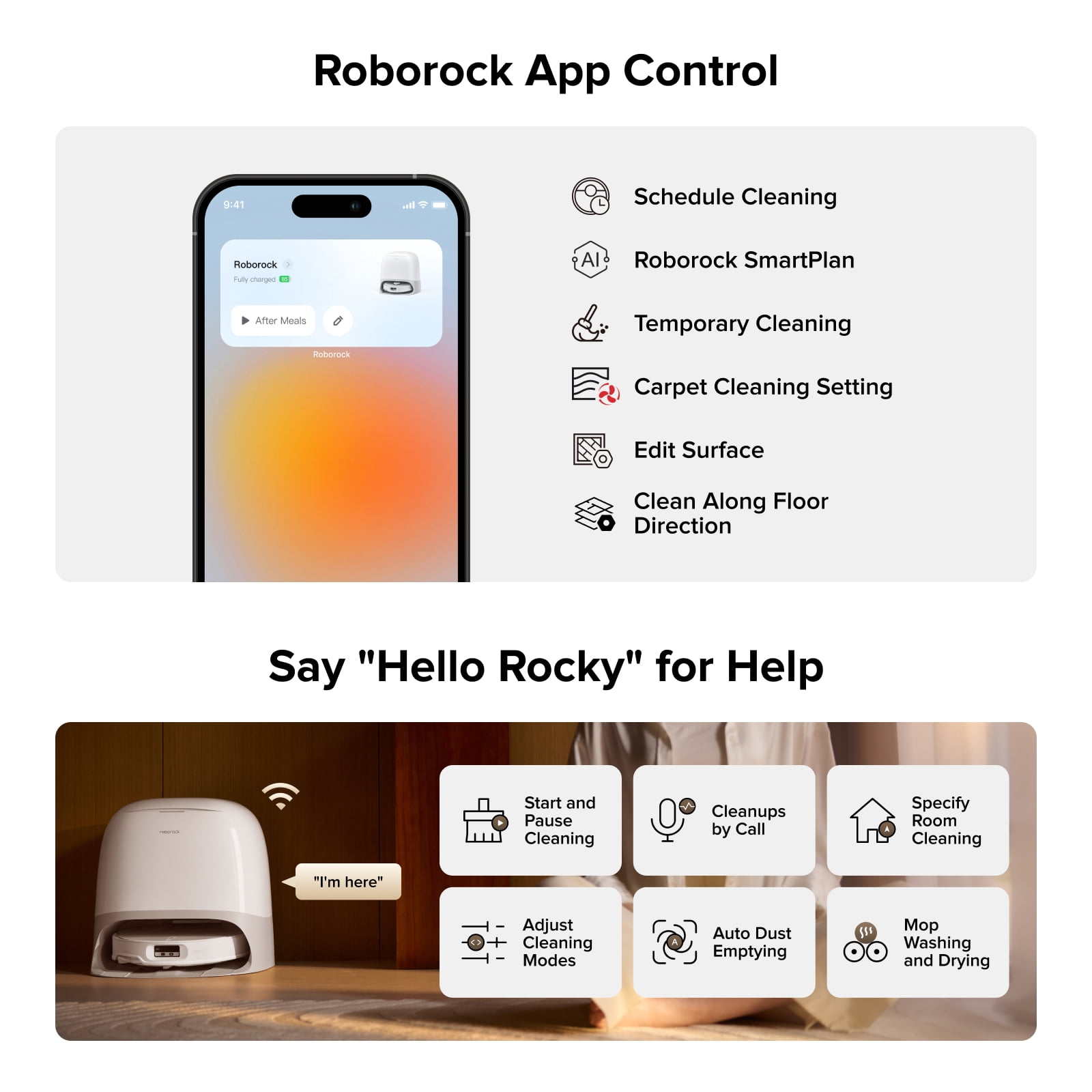 Roborock Qrevo CurvX Robot Vacuum and Mop, 22,000Pa Suction, 3.14’’ Ultra Slim, Zero-Tangling Design, Reactive AI Obstacle Recognition, AdaptiLift Chassis, Auto Hot Water Mop Washing & Drying