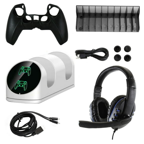 GameFitz 10 in 1 Accessories Kit for PlayStation 5