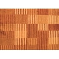 thumbnail image 1 of Ahgly Company Indoor Rectangle Checkered Orange Modern Area Rugs, 5' x 7', 1 of 4