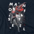 thumbnail image 2 of Superman T-Shirt Man Of Steel Poster Unisex Graphic Tee for Men & Women, 2 of 7