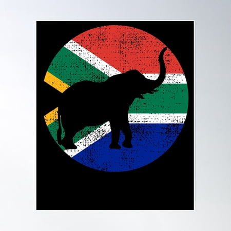 South Africa Vintage Poster Wall Art, Modern Wall Decor For Living Room Bedroom, 24x36 UNFRAMED