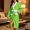#0247-Green, variant on Women Thick Flannel Fleece Bath Robe Shawl Collar Self Tie Belt Dual Side Pockets Warm Plush Winter Loungewear Nightgown Red XXL Gift