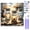 Wishing Bottle, variant on Mosaflare Paint by Numbers Kits for Adults,DIY Lighthouse Art Craft Oil Painting Set,Home Wall Decor 16"×20"