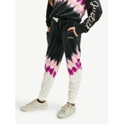 Justice Girls Collection X Dye Effect Velour Joggers, Sizes XS-XLP