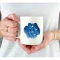 thumbnail image 3 of Koyal Wholesale Zodiac Blue Watercolor Ceramic Coffee Mug, Libra, 3 of 5