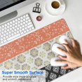 thumbnail image 4 of Long Mouse Pads for Desk,Colorful Pioneer Flower Pattern Desk Mats on Top Of Desks, Desk Mouse Pad Extra Large with 3mm Non-Slip Base and Stitched Edge for Gaming,Office,Work,Home 35.4"x15.7", 4 of 6