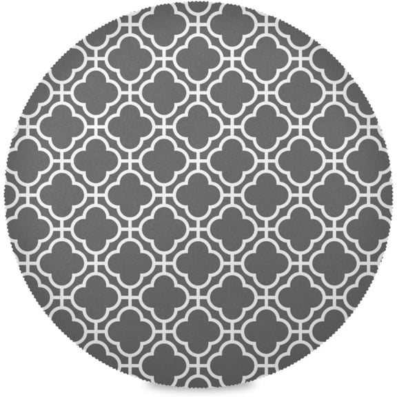 Morocco, Elastic Fitted Edged Round Tablecloth Fade resistant Anti-Shrink Table Cloth Washable Table Cover for Indoor or Outdoor and anywhere you wanna use it 60"X 60"