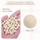 thumbnail image 2 of Uxcell Paquete de 30 Bolas de Madera, Bolas de Madera sin Terminar de 8mm, Perlas Redondas de Madera Dura Sólida de Abeto Natural para Manualidades DIY, Adornos de Navidad, Fabricación de Joyería, 2 of 6