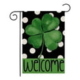 thumbnail image 2 of Happy St Patricks Day Garden Flag - 12x18 Inch Double Sided Outside, Leprechaun Gnome Lucky Shamrock Holiday Yard Outdoor Flag, 2 of 6