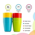 Kids Cups Set of 12 Kids Plastic Cups 8 oz Kids Drinking Cups