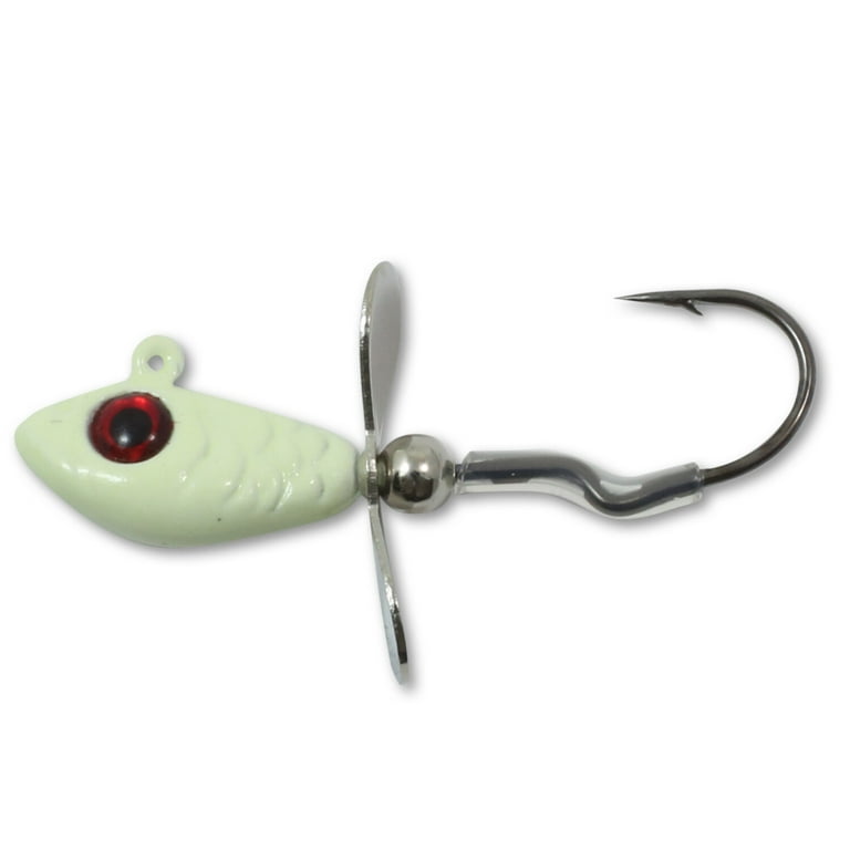 Northland Fishing Tackle THUMPER JIG - 2/Card - 1/4 oz - #2/0 Hook - Silver  Shiner