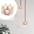 thumbnail image 1 of GARVALON Waterproof Crown Table Light Vintage Lamp Shade Golden Glass 1Pack, 1 of 4