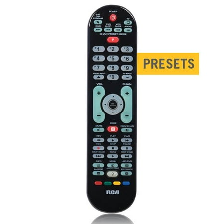 GE/RCA RCARCRPS06GRB Rca Rcrps06gr 6-device Backlit Universal Remote GE/RCA RCARCRPS06GRB Rca Rcrps06gr 6-device Backlit Universal Remote