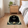 thumbnail image 3 of ODIKA 2'x3' Ultra-Soft Accent Mat, Moth Shaped Whimsical Gothic Mystical Field Layout Round Witchy None Washable, Bare feet friendly, Easy Care Indoor rug for Bedside, Footrest, 3 of 7