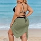 thumbnail image 4 of Playa de las Mujeres Cubre-Ups Sarong con Cintura Ajustable Y Diseño Drapeado Transparente, Gasa Ligera para Vacaciones en el Resort, 4 of 9