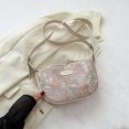 thumbnail image 1 of Bolso de cuero para mujer, bolso cruzado de moda de verano, bolso de hombro, bolso de bola de masa hervida (rosa), 1 of 8