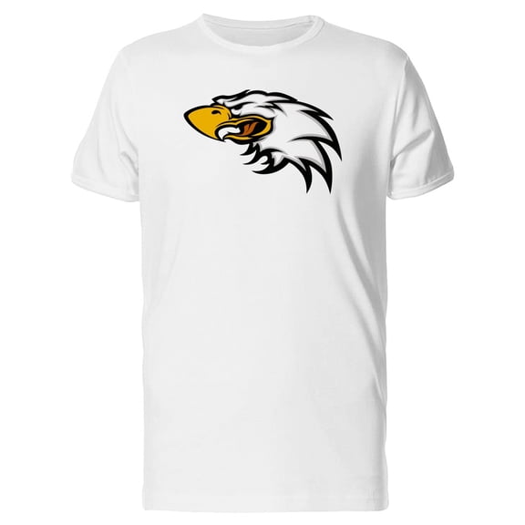 Eagle Mascot Head Cartoon T-Shirt Men -Image by Shutterstock, Male Small