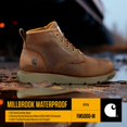 thumbnail image 4 of Botas de trabajo Carhartt Millbrook impermeables con cuña para hombre, color marrón, 4 of 7