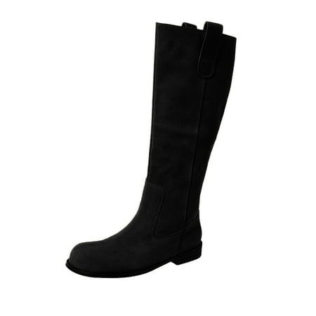 

Leather Over The Knee Stiletto Boots Pointed Toe Zipper Sexy High Heel Long Boots Chunky Block High Heel Thigh High Boots Sexy Dress High Heel Boots Ladies Fahion Dress Tall Boots