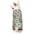 thumbnail image 1 of Fotbe Skull with Cash Sudadera con Estampado para Perros Pequeños – Suéter con Capucha para Mascotas, Tela Suave de Forro Polar con Bolsillo-Small, 1 of 7