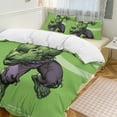 thumbnail image 6 of Hulk 3-Piece Bedding Set Super Hero Hulk Twin Bed Set with Bed Duvet Cover and Pillowcases Gifts for Girls Boys, 6 of 7
