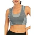 thumbnail image 2 of Classic High Impact Sports Bras for Women Workout Racerback Sports Bra Running Yoga Gym Fitness Activewear Bra, 2 of 7