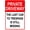 Warning Sign 2, variant on Warning Private Drive No Turn Around Sign 8"x12" - Aluminum Tin Traffic Decor for Home Business Driveway Road