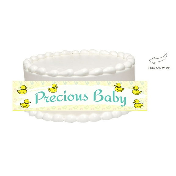 Precious Baby Bee Edible Cake Side Photo Image Decoration