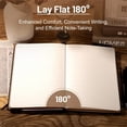 thumbnail image 4 of Cuaderno portátil CAGIE Compass Leather A5 288p para hombre, 4 of 7