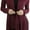 Burgundy, variant on ToBeInStyle Women's Long Sleeve Cardigan