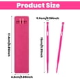 thumbnail image 2 of Ymapinc 2Pcs Thing Sewing Stiletto Tool - Quilting Tools and Point Turner Sewing Tool Accessories Sew on Craft Projects (2 Plastic Threaders with Wool Felt Bag), 2 of 5
