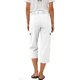 thumbnail image 4 of Pantalones de Cintura Elástica para Mujeres Color Sólido Ropa Casual Bolsillos de Longitud Completa Capris Mujeres Cintura Elástica Capris, 4 of 5
