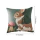 thumbnail image 3 of CaiYueKe Easter Rabbit Floral Pillow Cover - Sofa Cushion Case Home Decor Throw Pillow for Living Room Couch Bedroom Outdoor Indoor Decorative Accent Spring Holiday Farmhouse Decor, 3 of 8