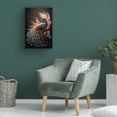 thumbnail image 4 of Canvas Wall Art - Ray Heere 'Proud Peacocks 13' Wall Art for Living Room, Bedroom, or Office Décor by Trademark Fine Art - 12 x 19 Inches, 4 of 4