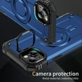 thumbnail image 5 of ELEHOLD for iPhone 15 Plus Case, Compatible with Mag safe Accessories, Strong Magnetic Military-Grade Drop Protection Invisible Kickstand Shockproof Protective Phone Case,Blue, 5 of 7