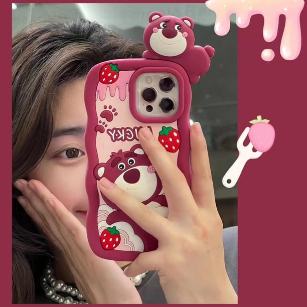 Nuevo diseño de dibujos animados suave 3d silicona lindo gatito gato caja del teléfono para Iphone 15 14 13 Pro max 12 11 caja del teléfono celular a prueba de golpes