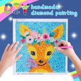 thumbnail image 6 of Pearoft Painting Kits for Kids Birthday Gifts for 7 8 9 10 Year Old Girls Boys DIY Art Craft for Children Adult 5D Frame Diamond Paint Set Deer Art and Crafts for Girls Present Wall Decor, 6 of 8