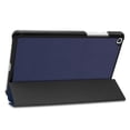 thumbnail image 6 of Allytech New Galaxy Tab A 8.0 Case 2019 Model SM-T295 T290, Premium PU Leather Trifold Stand Lightweight Magnetic Folio Style Case Cover for Samsung Galaxy Tab A 8.0 2019 T290, Darkblue, 6 of 8