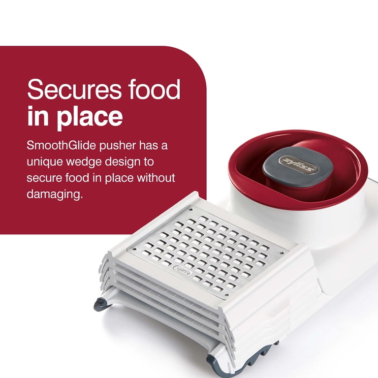 Zyliss 4-in-1 Vegetable Slicer and Grater, Adjustable, Collapsible