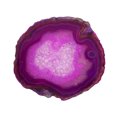 thumbnail image 2 of 1x Coaster Slice Colgante Collar de bricolaje Fabricación Fuschia SM SunniMix Agate Slices Pendant, 2 of 8