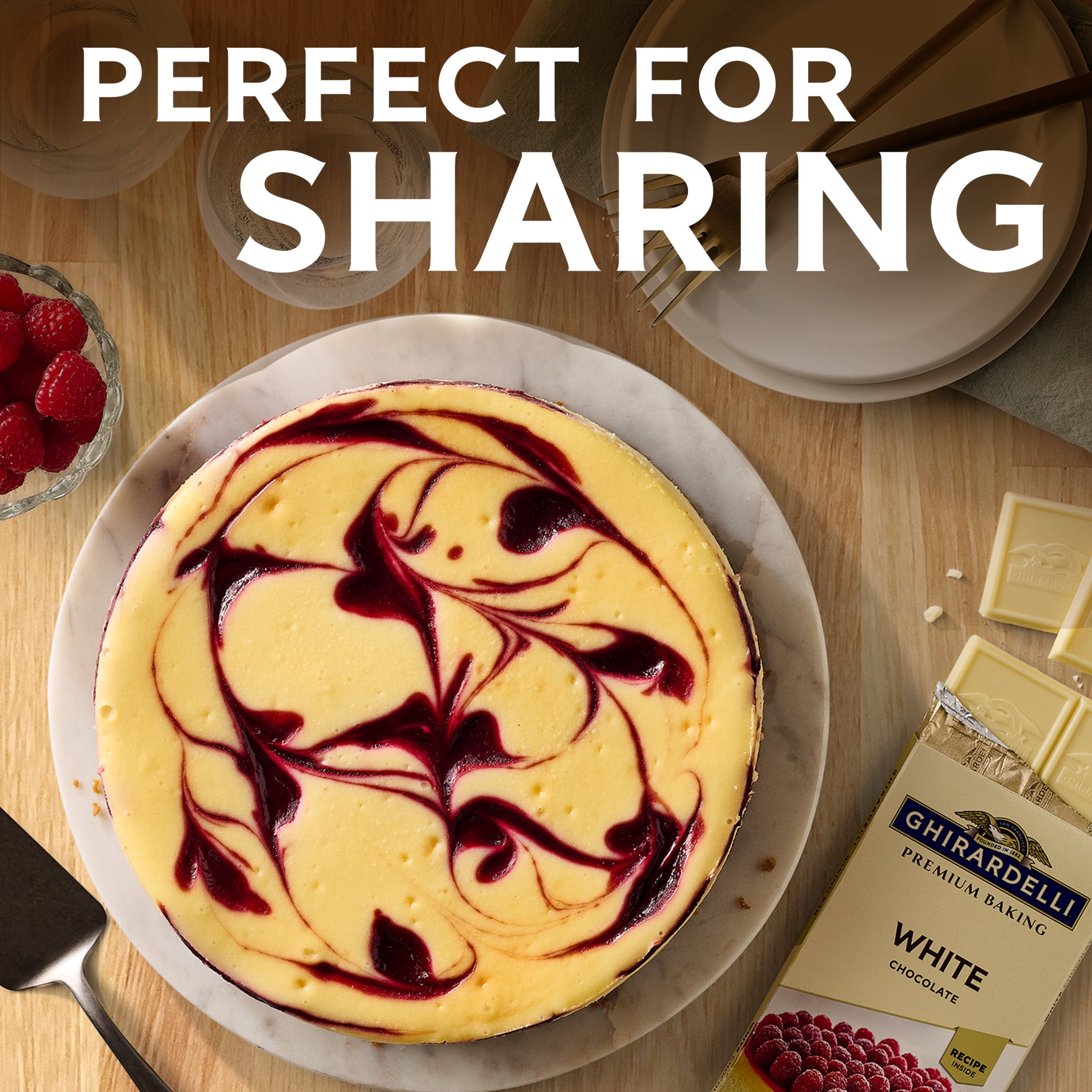 GHIRARDELLI Premium White Chocolate Baking Bar, 4 oz Bar