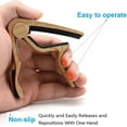 thumbnail image 3 of MQOUO Guitar Capo for Acoustic and Electric Guitars - Rosewood Color with 5 Picks, 3 of 13