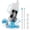 Blue, variant on Robokleen Handheld Pool Vacuum RG-H1 Cordless, 30 GPM Suction, Brushless Motor, Dual-Layer Filtration, Removable Battery, Blue