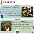 thumbnail image 4 of Juego de 4 herramientas de jardinería para niños, pala manual de metal, mini herramientas de jardín para niños, herramientas de jardinería seguras para plantar suelo, excavar y trasplantar., 4 of 5