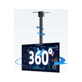thumbnail image 4 of Soporte De Techo Para Tv Monitor 32 A 80 Pulgadas Máx 45kg Belug, Negro, 4 of 5